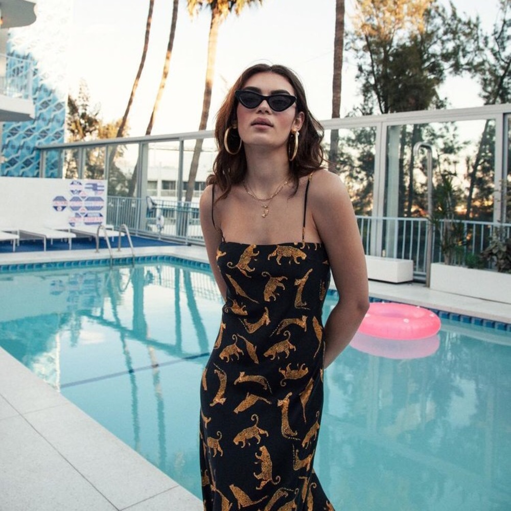 Bec + Bridge Conga Beat Slip Midi Dress